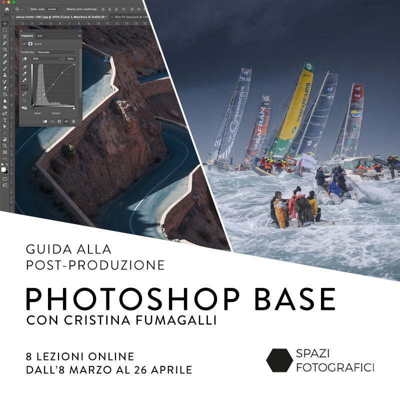Photoshop Base - corso post produzione | Spazi Fotografici
