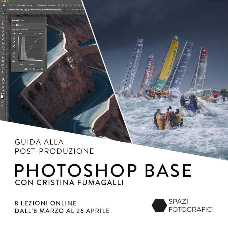 Guida alla post 2021 | Post Ps base GRAFICA | Spazi Fotografici Photoshop Base - corso post produzione | Spazi Fotografici