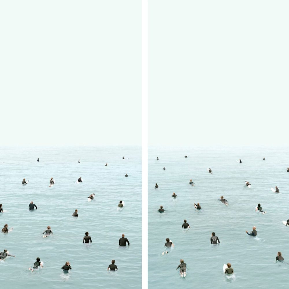 Cultura Visuale 2024 | FrancescoJodice The Surfers diptych California 2023 scaled | Spazi Fotografici FrancescoJodice_The Surfers, diptych, California, 2023